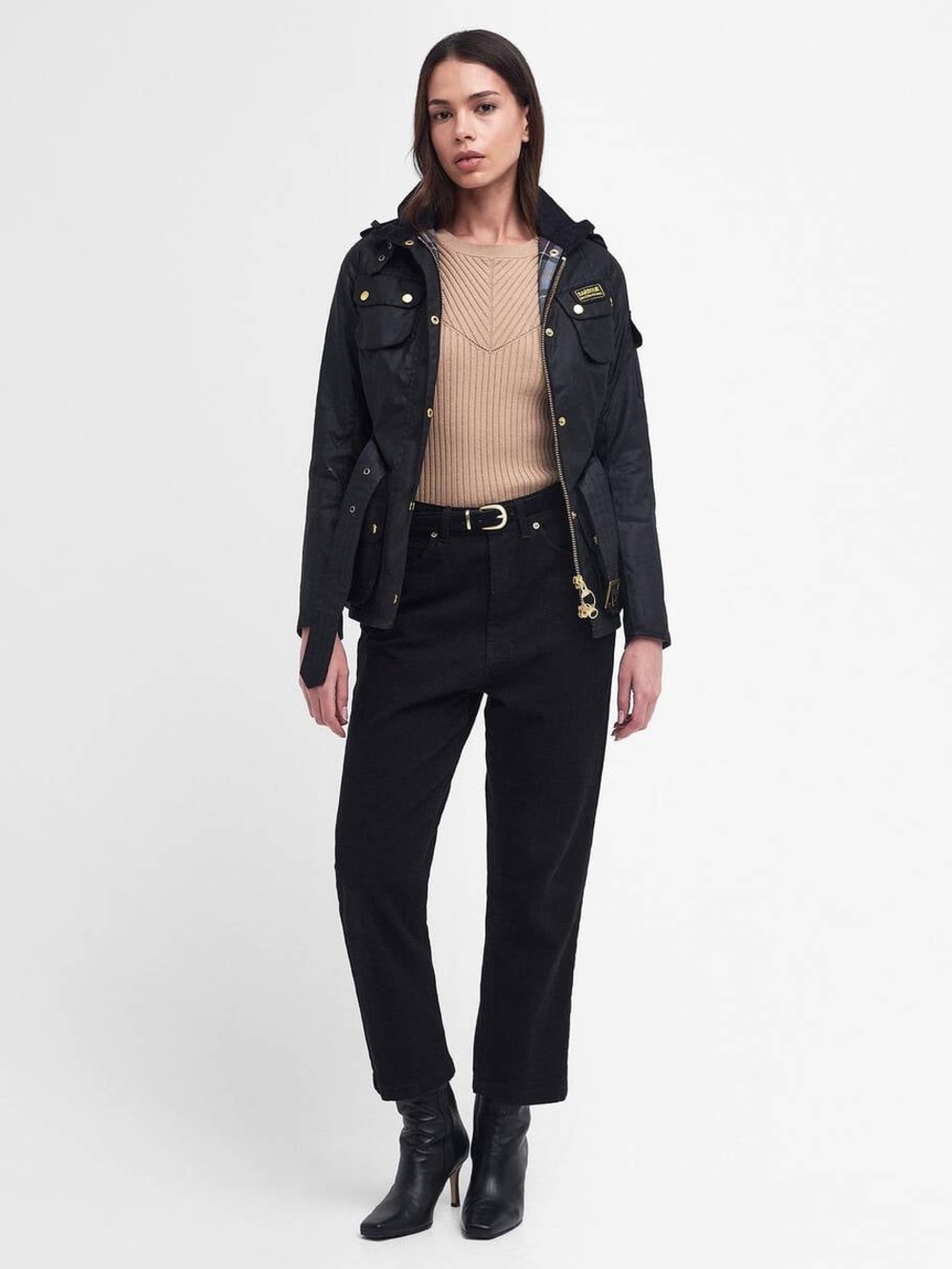 Barbour International Waxed Motorcycle Jacket